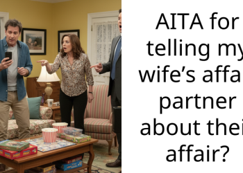 AITA for telling my wife’s affair partner about their affair?