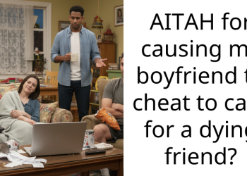 AITAH for causing my boyfriend to cheat to care for a dying friend?