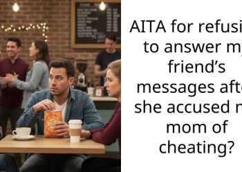 AITA for refusing to answer my friend’s messages after she accused my mom of cheating?