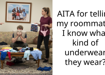 AITA for telling my roommates I know what kind of underwear they wear?