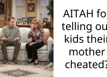 AITAH for telling our kids their mother cheated?