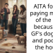 AITA for not paying my half of the rent because my GF’s dog p*es and p**ps in the house?