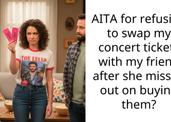 AITA for refusing to swap my concert tickets with my friend after she missed out on buying them?