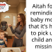 Aitah for not reminding my baby momma that it’s her day to pick up the child and her missing it?