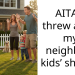 AITAH threw away my neighbors kids’ shoes?