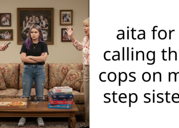 aita for calling the cops on my step sister