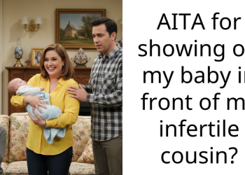 Lady Gets Applauded Online For Showing Off Her Baby In Front Of Her Infertile Cousin Who Bullied Her As A Teenager