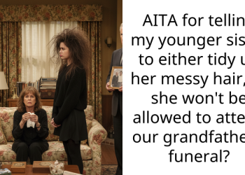 Brother Yells At Young Sister In Public For Not Straightening Her Hair Before Attending Grandfather’s Funeral