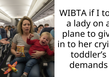 Pa*senger Debates Intervening As Mother Refuses To Pacify Screaming Child On Plane Who Just Wants To Watch ‘Cocomelon’ On Flight