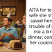 Birthday Dinner Turns Into A Disaster As Woman Unleashes Her Terrible Cooking Sk**ls And Gets Berated By Husband