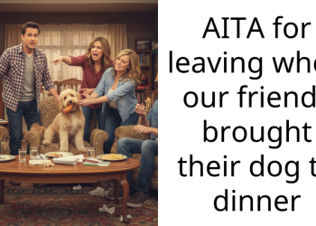 Moment Couple Left Their Friends Behind After They Chose To Bring Their Dog To Their Night Out