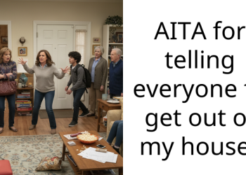 Redditor Asks If She Overreacted When She Told Her Family To Leave After Feeling Unsupported And Overwhelmed
