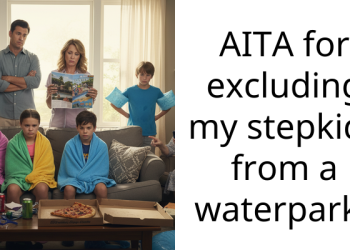 Woman Visits Waterpark With Sons After Being Excluded From Husband And Stepdaughters’ Outings, Husband Calls Her Heartless