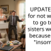 Insomniac Refuses To Attend Her Sister’s Wedding That Starts At 10 AM Because Of Her Unusual Sleep Schedule