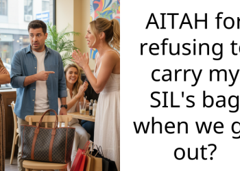 Man Refuses To Carry His Sister-in-Law’s Bag And Turns A Casual Outing Awkward