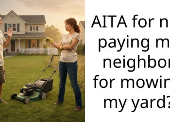 Man Refuses To Pay Neighbor Who Secretly Mows His Lawn For Three Years