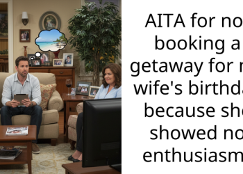 Man Gets Roasted For Ruining Wife’s Birthday Because She Showed “No Enthusiasm”