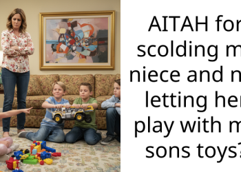 Little Niece Keeps Destroying My Son’s Toys – AITA For Scolding Her?
