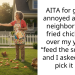 Redditor Annoyed With Neighbor Dumping Fried Chicken Remains In Her Yard To “Feed The Squirrels” – AITA