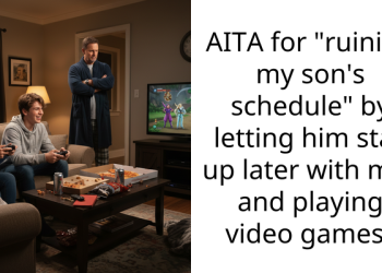 Dad Lets Son Stay Up Until 1 AM, Strict Ex-Wife Accuses Him Of Sabotaging Their Relationship By Being Fun Parent