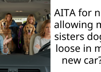 Sister Demands to Let Her Dogs Roam Free in Her Sister’s Brand-New Car and Gets Left Behind