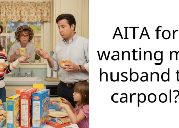 Annoyed Wife Blasts Husband For Refusing To Carpool With Neighbors, Making Her Life Harder