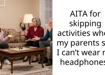 Young Girl Opts To Skip Family Gatherings On Vacation After Parents Forbid Headphones