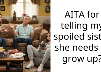 Woman’s Lack Of Ambition And Mooching Off Parents Provokes Furious Outburst From Younger Sibling