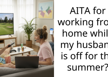 Husband Takes Over All Spare Rooms In House, Leaving WFH Wife To Make Do With Dining Table