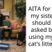 Redditor Outraged As Sister Takes Late Cat’s Litter Box Without Asking