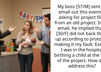 Redditor Seeks Advice After Boss Accuses Her of Messing Up a Project Even Though She Was in Labor at the Time