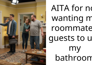 Man Disturbed After Female Roommate’s Male Visitors Use His Personal Hallway Bathroom Instead of Using Her Attached Bathroom