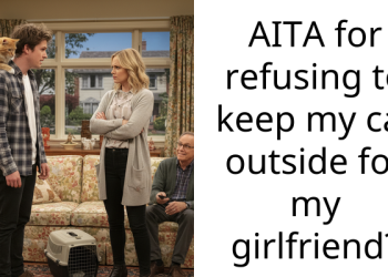 Man Refuses To Keep His Indoor Cat Outside Because His Allergic Girlfriend Wants To Move In With Him