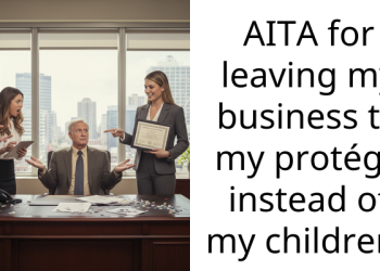Redditor Asks If He’s Wrong For Wanting To Leave His Business To His Protégé Instead Of His Children, And His Son Comments On The Post