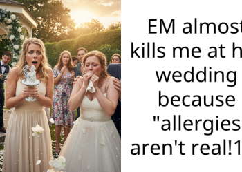 Bride Intentionally Puts Nuts In Cake To Prove That Her Colleague’s Allergic Child Was Only Picky Eater, Gets Served Her Sweet Karma Instantly