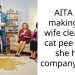 Husband Refuses to Clean Up After Cat During Wife’s Visit with Friend, Declares He ‘Won’t Lift a Finger’ for Her Cats
