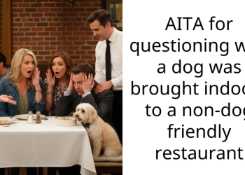 Redditor Locks Horns With Brazen Dog-Mom For Unapologetically Flaunting Her Pooch In Pet-Prohibited Restaurant