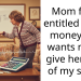 Mother Requires Child to Allocate 65% of Part-Time Job Earnings to Household Expenses, Claiming Repayment for Raising Them