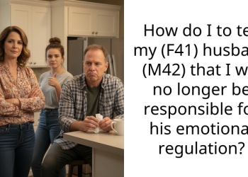 Woman Seeks Advice Online As She’s Tired Of Being Her Husband’s Emotional Support System At Any Slightest Insecure Thought