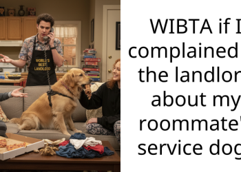 Redditor Asks If She Should Report Her Roommate And Her “Service” Dog To Landlord Because They Are Making Her Life A Living Hell