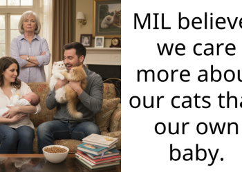 New Mother Stands Up to Mother-in-Law’s Attempt to Evict Beloved Cats Upon Baby’s Arrival