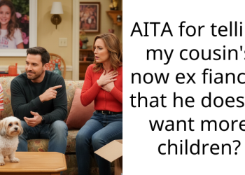 Redditor Tells Cousin’s Fiancée That He Doesn’t Want Any More Children, Feels Bad When They Broke Up