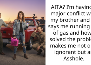 Irresponsible 20-Year-Old Runs Out of Gas in the Middle of the Road, and Then Cries on Reddit After Her Brother Scolded Her for Endangering Herself