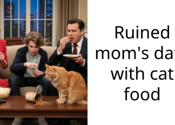 Child Sabotages Abusive Mother’s Romantic Date By Eating Cat Food In Front Of Them