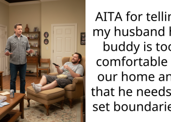 Pregnant Lady Gets Uncomfortable With Her Husband’s Friend Being Too Comfortable In Their Home, Requests Boundaries To Be Set