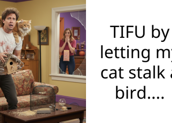 Man Lets His Cat Stalk A Bird And Ends Up On The Flock’s A**hole List