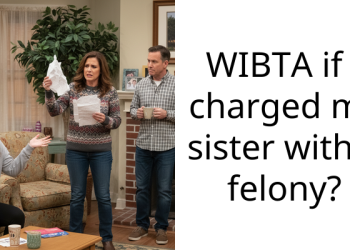 Man Wants To Know If He’ll Be An AH If He Charges His Sister With Felony For Stealing From Him
