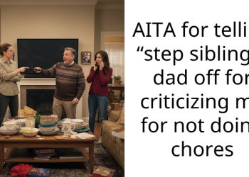 Dad of Step-Siblings Criticizes Young Girl Battling Illness for Neglecting Ch**es