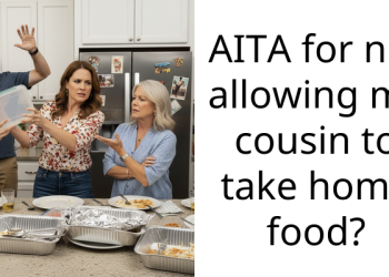 Ent*tled Woman Insists On Taking Party Leftovers Even Though She Never Contributed, Calls Cousin A-hole For Not Allowing Her To