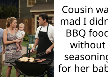 Ent*tled Mother Arrives Unannounced At Cousin’s Large BBQ Gathering, Demands Host Leave To Purchase Baby-Friendly Unsalted Food